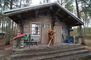 Mökki pidetään siistinä