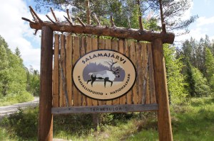 Salamajärven kansallispuiston portti